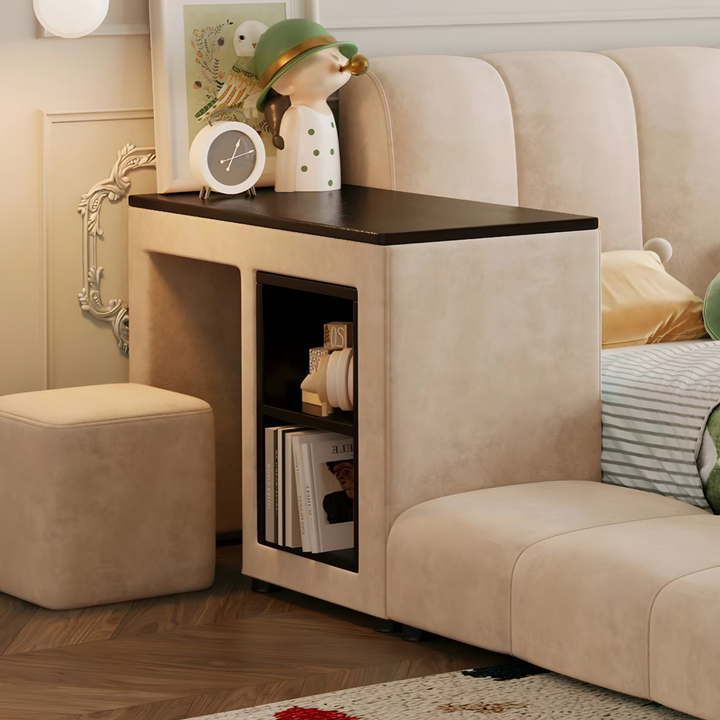 DOVEN Modern Leather Children’s Storage Bedframe - Cassa Haus Singapore