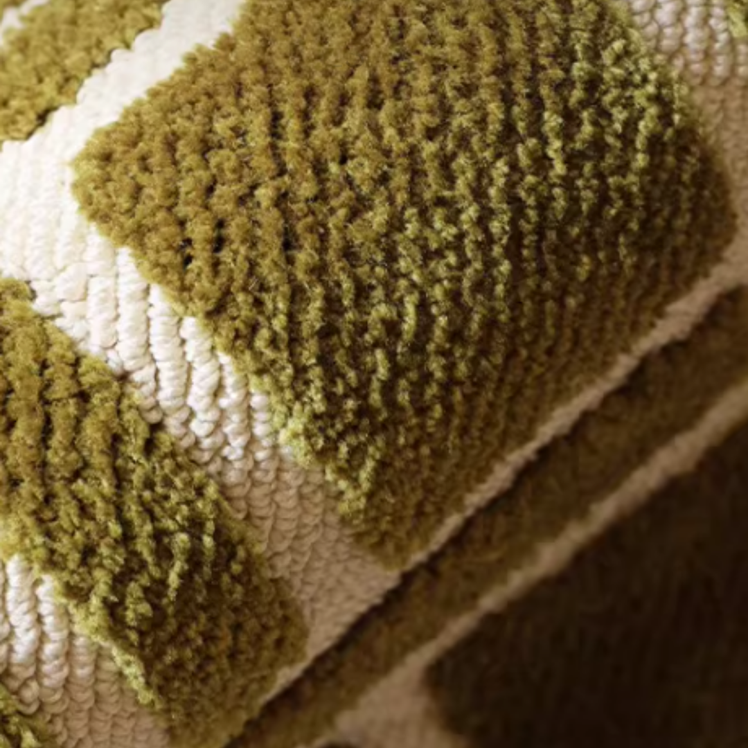 CALITHRAE Modern Grid Rug - Cassa Haus Singapore