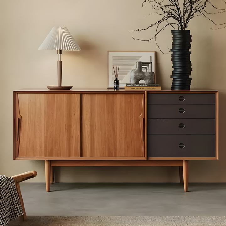 TAVENRO Modern Solid Wood Sideboard