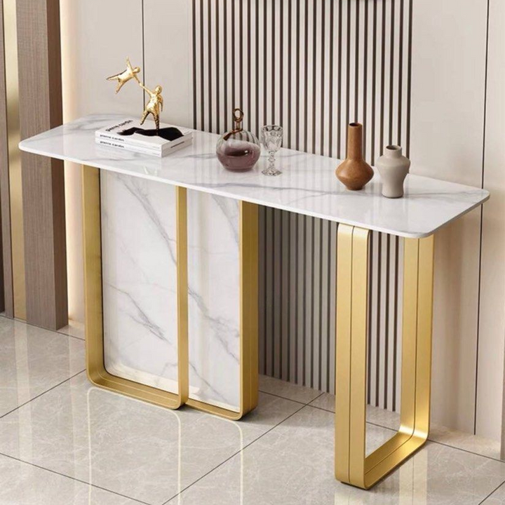 CELERIA Modern Marble Console Table