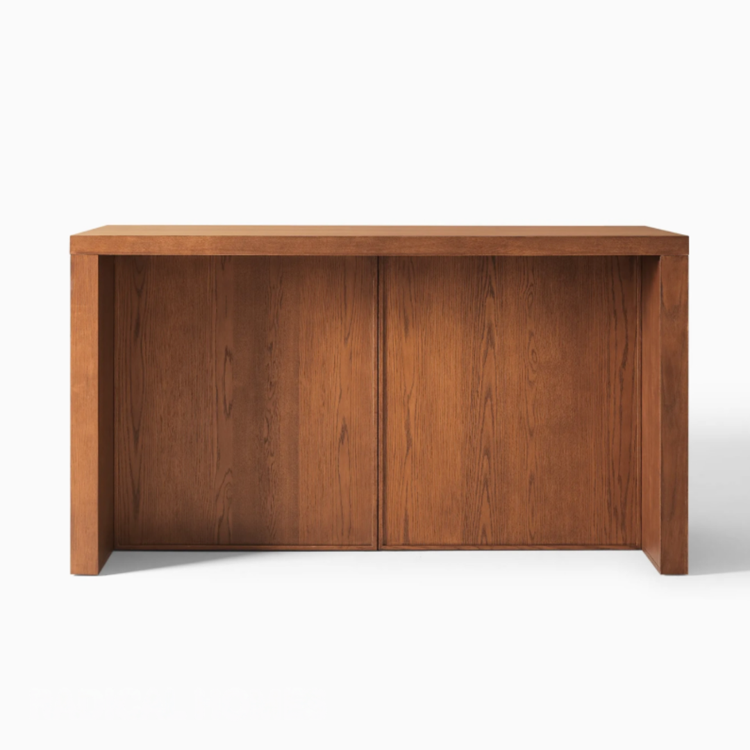 MIRETO Modern Solid Wood Kitchen Cabinet