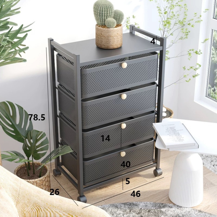TROY Mobile Utility Drawer Rack