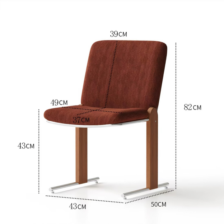 ARDEN Modern Fabric Study & Dining Chair - Cassa Haus Singapore