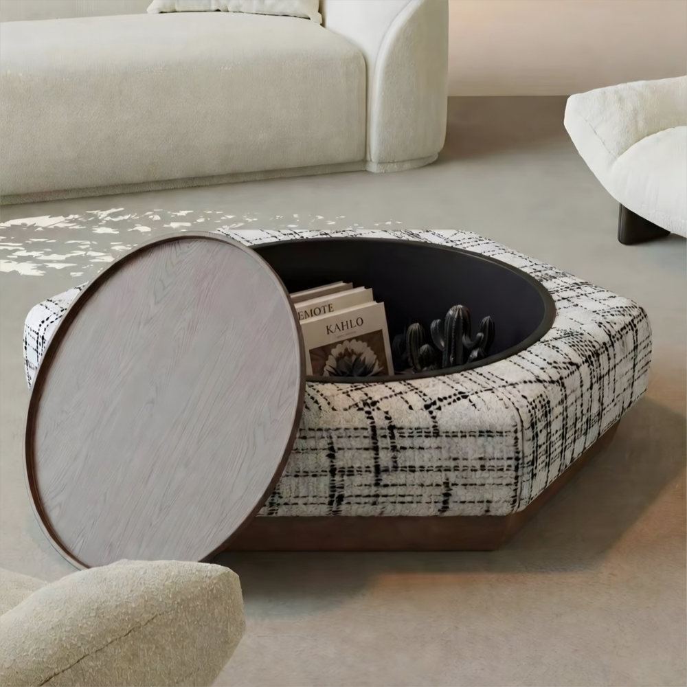 CELORA Modern Coffee Table With Storage - Cassa Haus Singapore