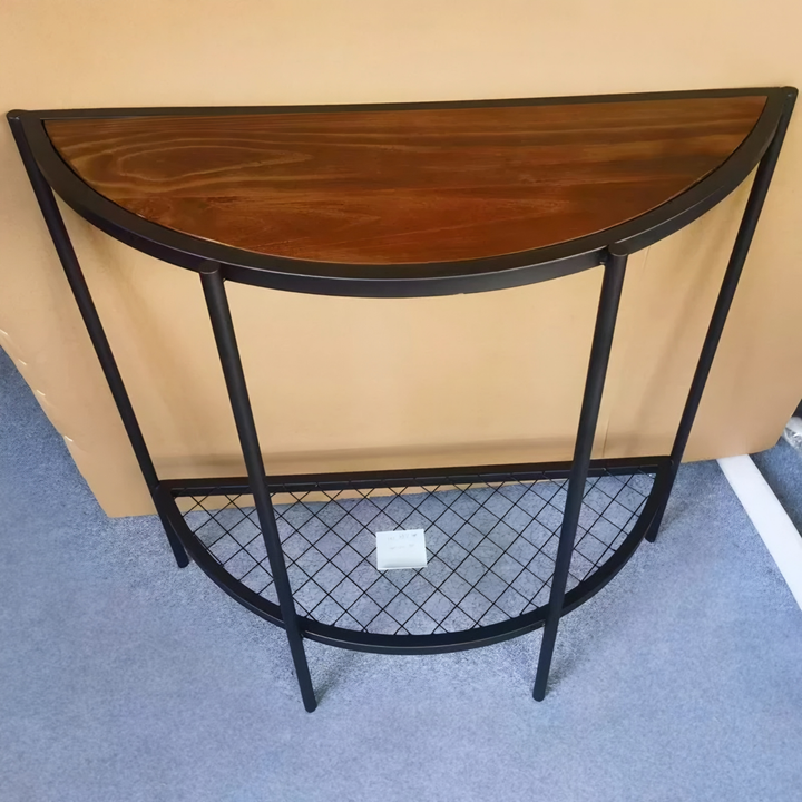 HALDOR Farmhouse Solid Wood Console Table