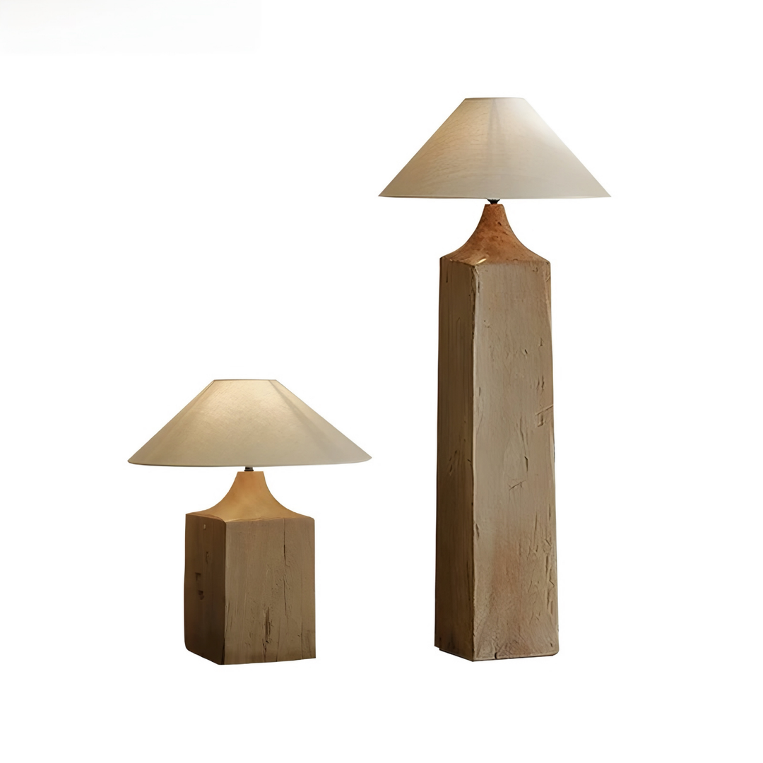 GRENVILLE Modern Solid Wood Floor & Table Lamp - Cassa Haus Singapore