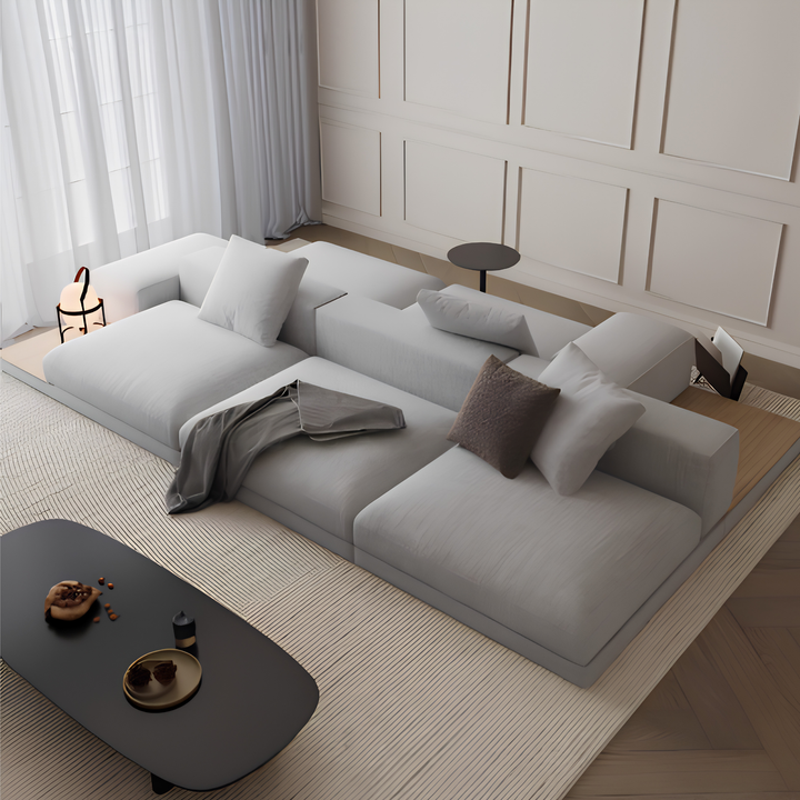 PELDRIN Minimalist Double-Sided Fabric Sofa
