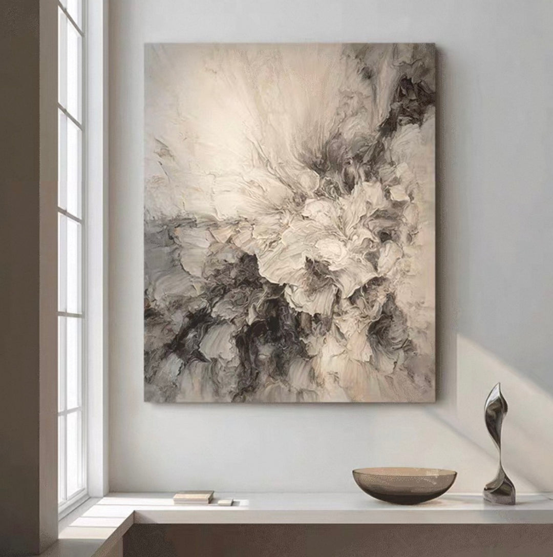 XANTHE Hand-Painted Blossom Oil Painting