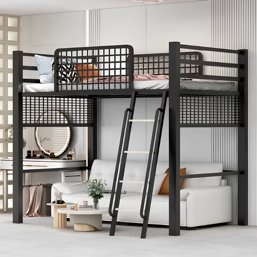 LUXEN Modern Loft Bedframe - Cassa Haus Singapore
