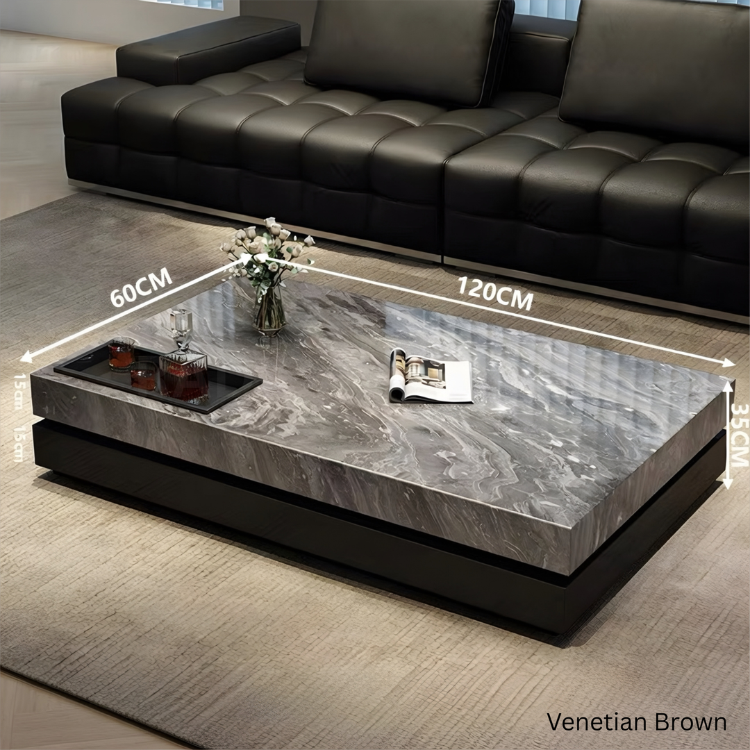 ORVIETO Modern Minimalist Sintered Stone Coffee Table