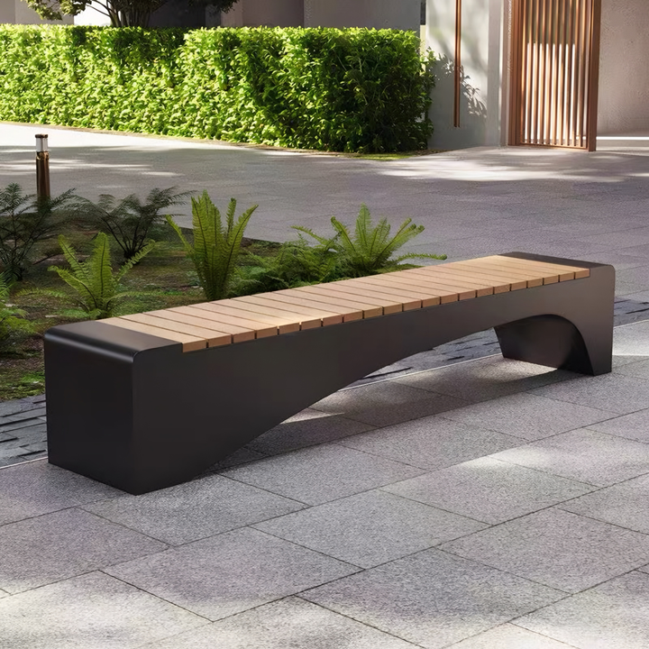 CYRQAVEN Modern Outdoor Bench - Cassa Haus Singapore