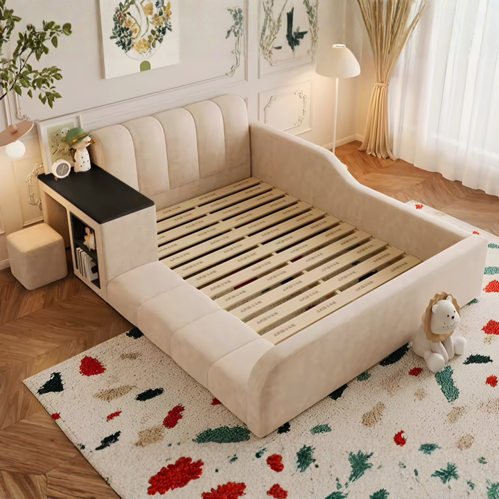 DOVEN Modern Leather Children’s Storage Bedframe - Cassa Haus Singapore