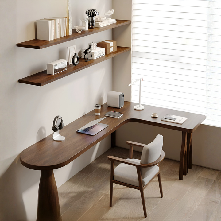 CRAWFORD Solid Pine Wood Study Table