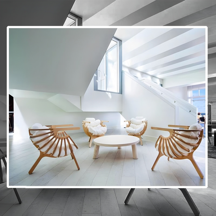 ZANE Modern Solid Wood Lounge Chair - Cassa Haus Singapore