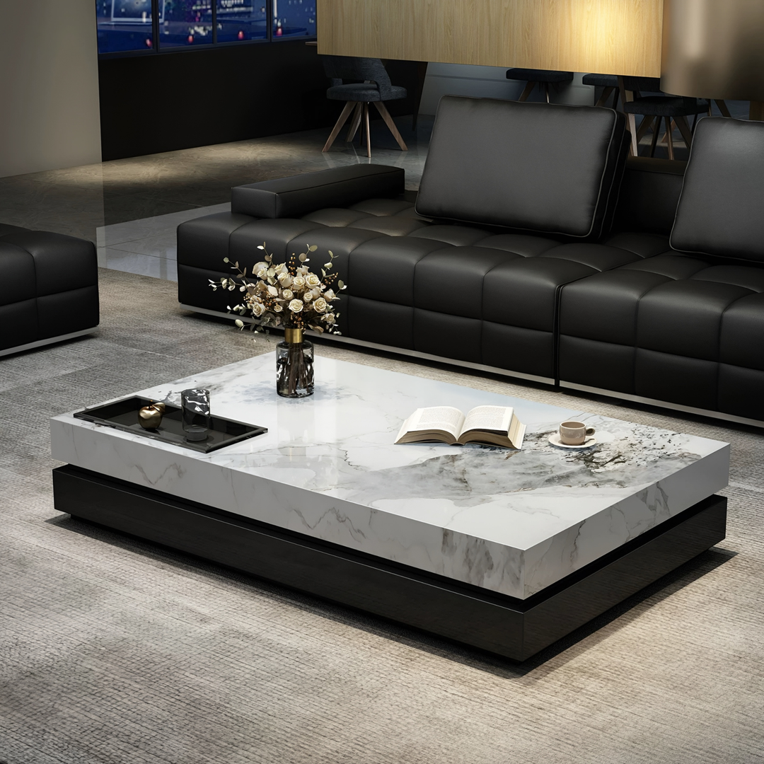 ORVIETO Modern Minimalist Sintered Stone Coffee Table