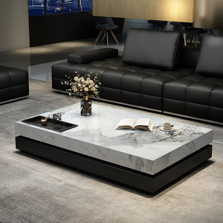 ORVIETO Modern Minimalist Sintered Stone Coffee Table