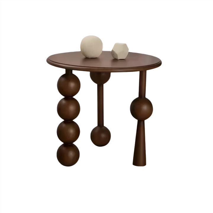 ZELVAN Mid Century Solid Wood Side Table - Cassa Haus Singapore