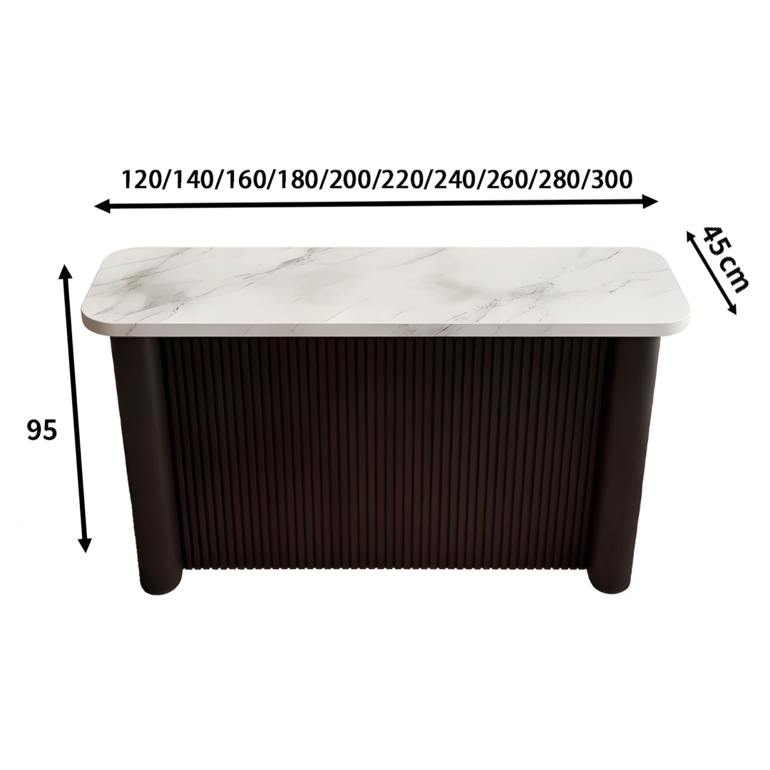 ELCAVARO Modern Sintered Stone Bar Table