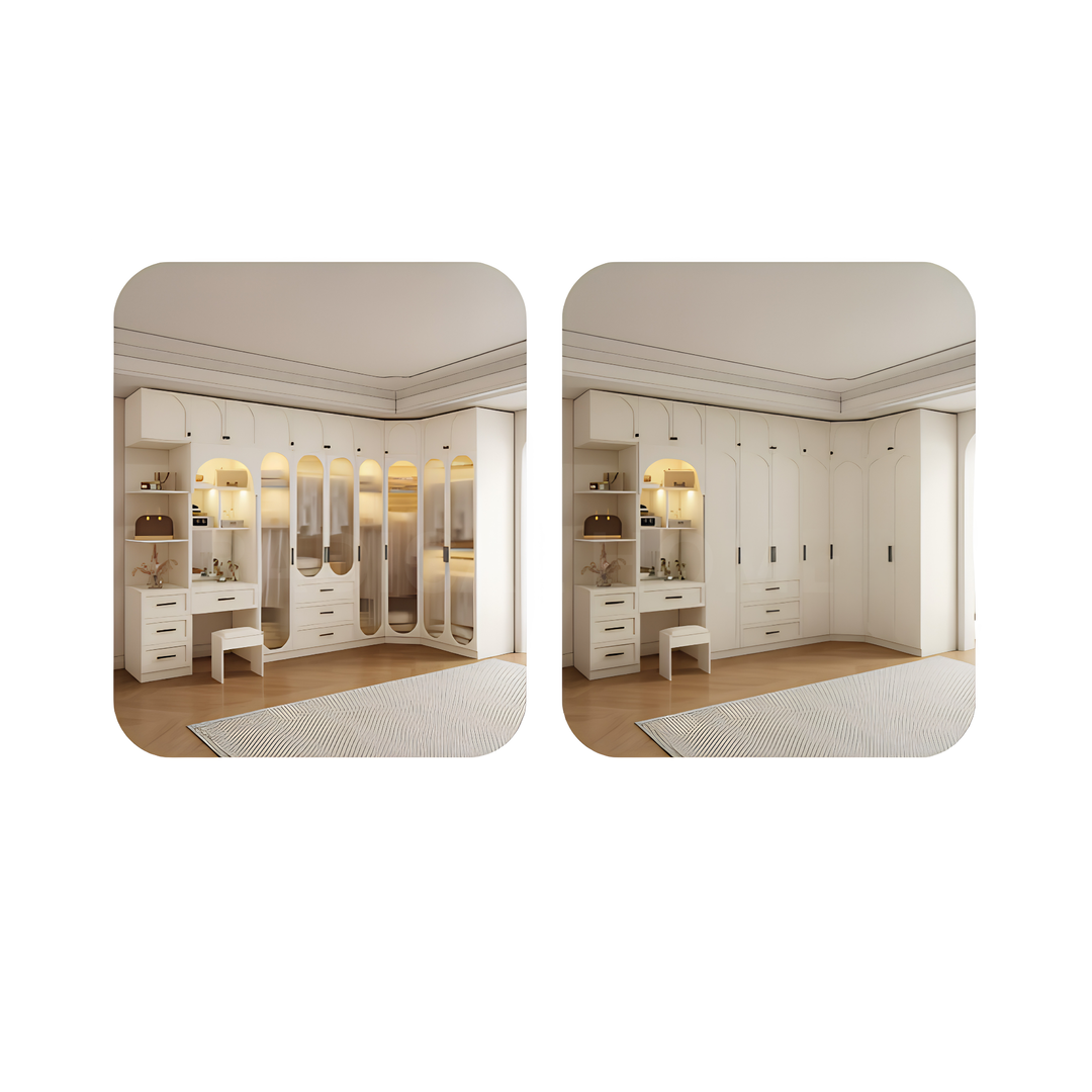 ROUVENNE Modern French Wardrobe - Cassa Haus Singapore