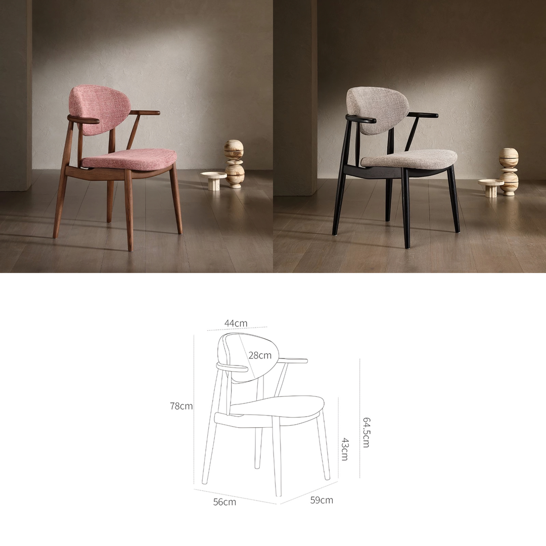 AUVRAY Modern Fabric Armchair