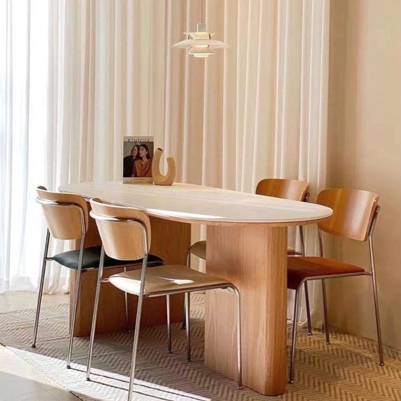 ZAVERO Modern Dining Table