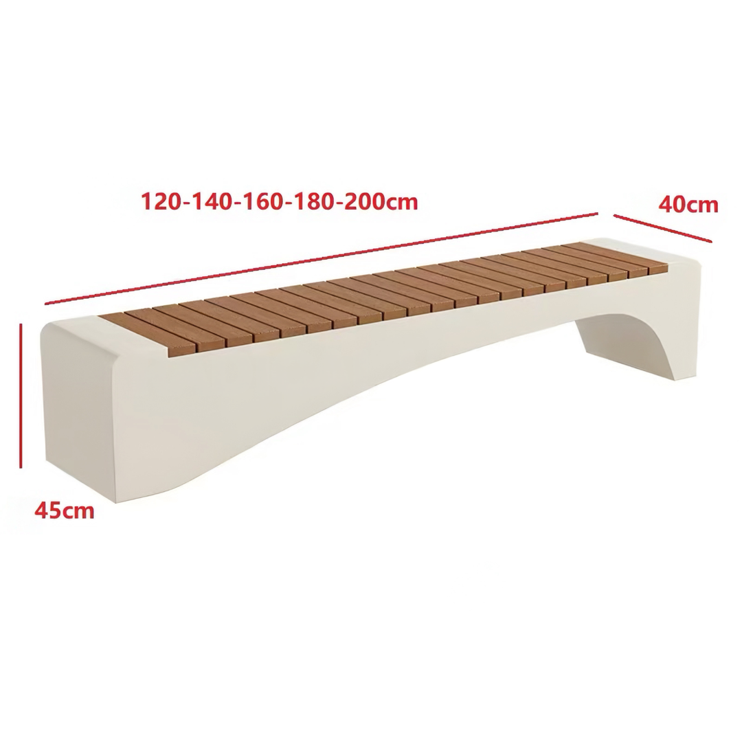 CYRQAVEN Modern Outdoor Bench - Cassa Haus Singapore