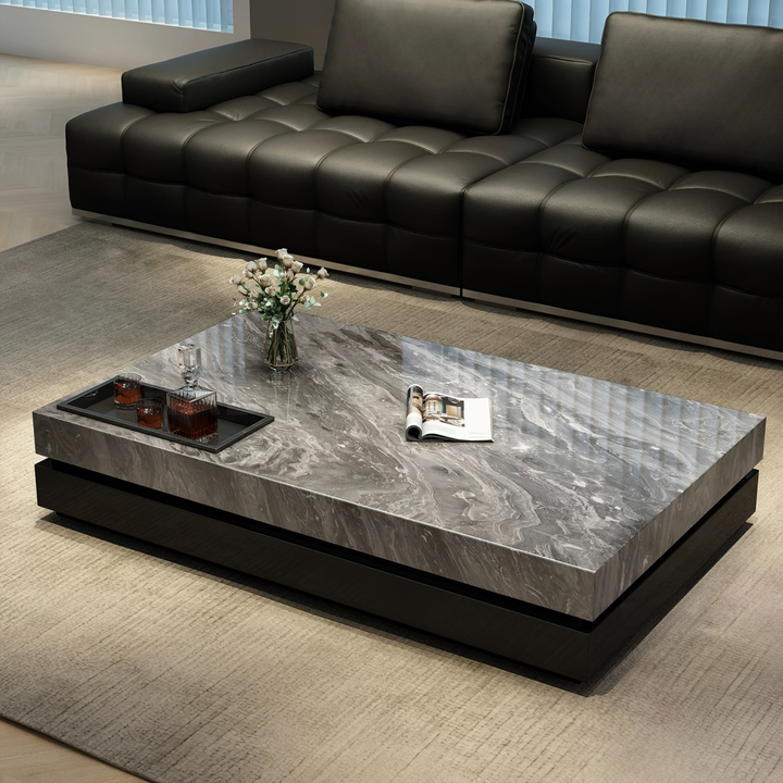ORVIETO Modern Minimalist Sintered Stone Coffee Table