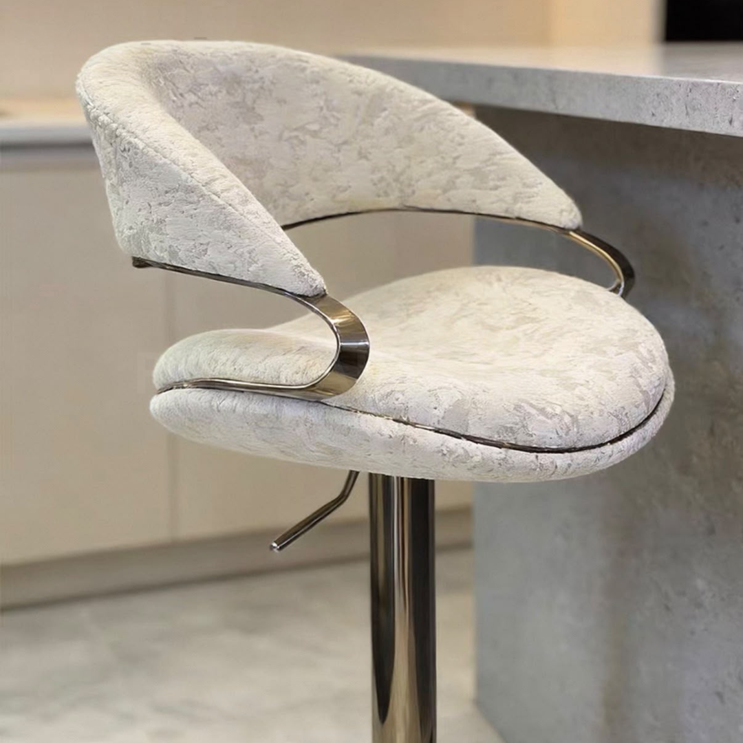 SORVELL Modern Luxury Fabric Bar Stool