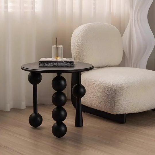 ZELVAN Mid Century Solid Wood Side Table - Cassa Haus Singapore