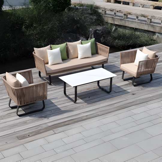 VELQORIS Modern Rattan Outdoor Sofa - Cassa Haus Singapore