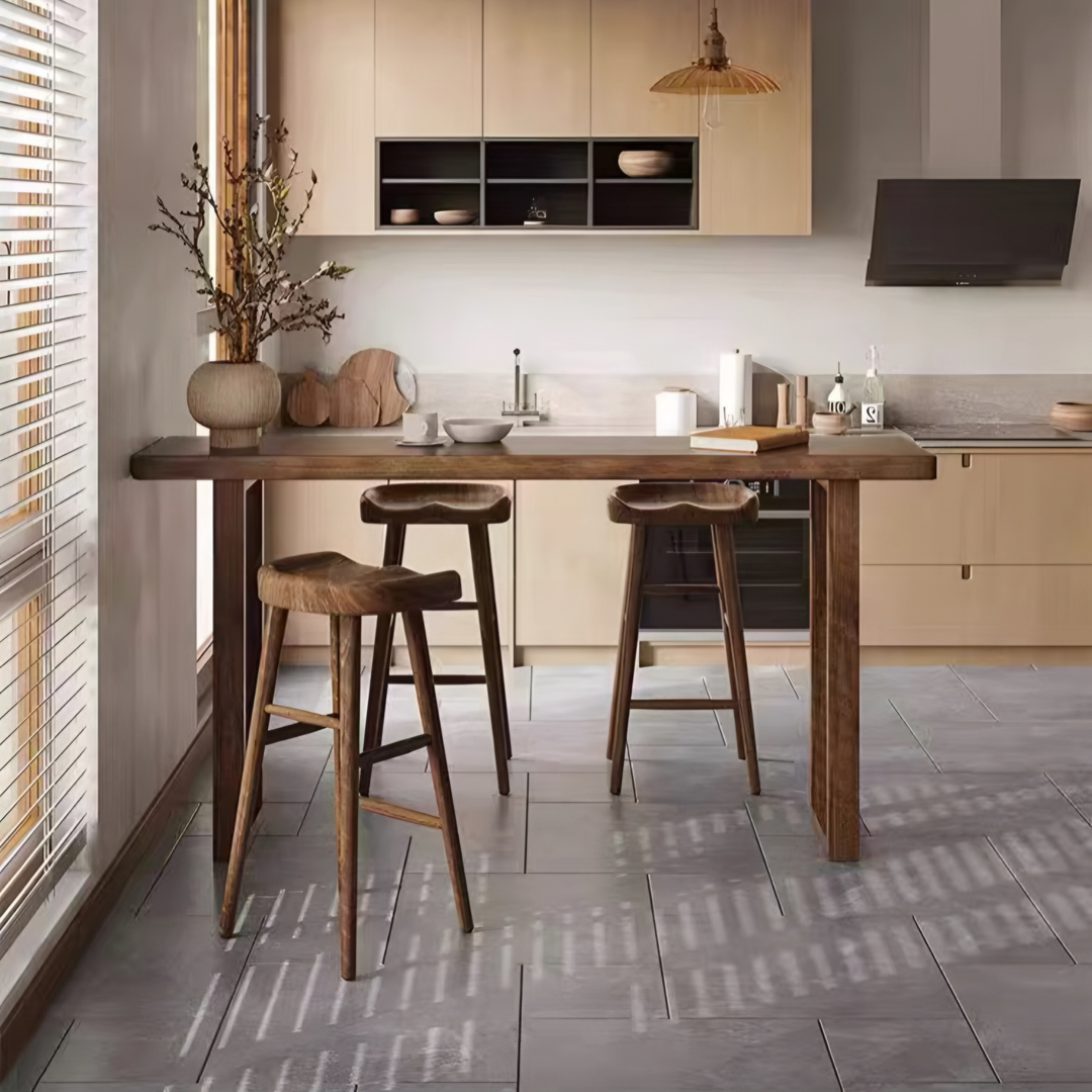 VALTRION Modern Solid Wood Bar Table - Cassa Haus Singapore