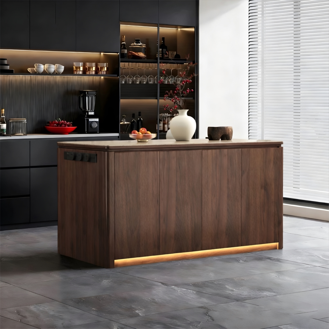 TREVOSSA Modern Sintered Stone Kitchen Island