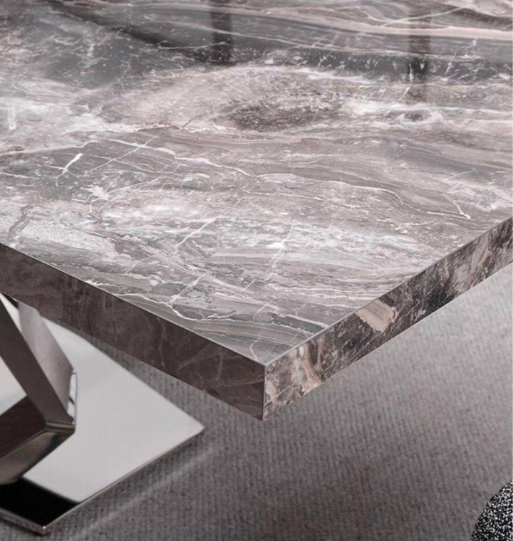 VEINCREST Modern Marble Dining Table