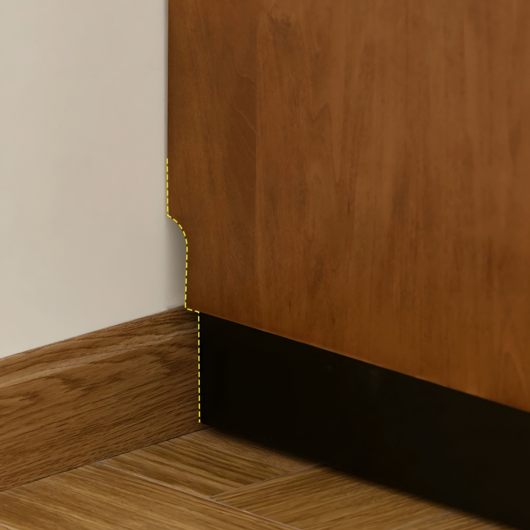 LORIENZA Modern Solid Wood Side Table