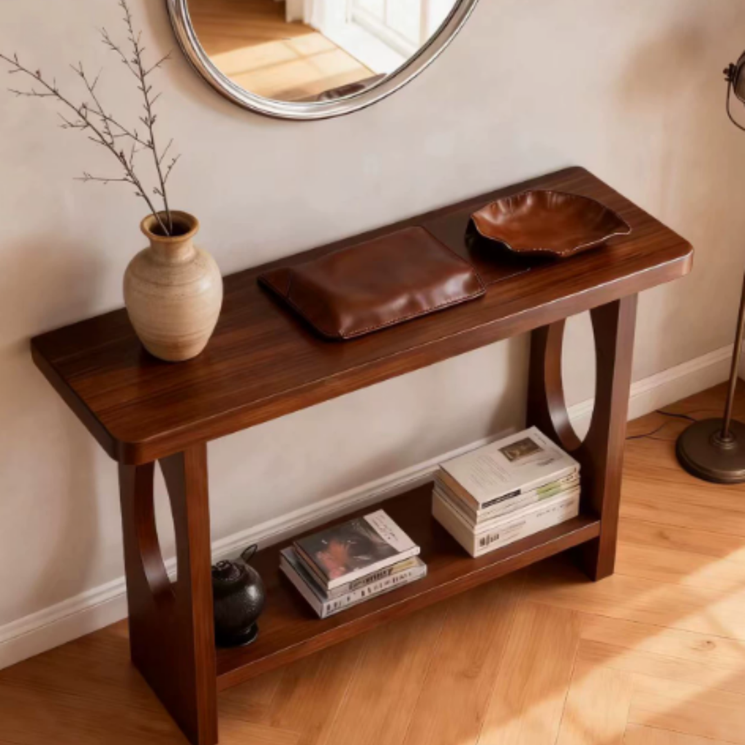 SENKO Modern Solid Wood Console Table - Cassa Haus Singapore