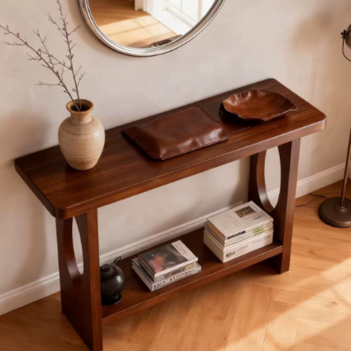 SENKO Modern Solid Wood Console Table - Cassa Haus Singapore