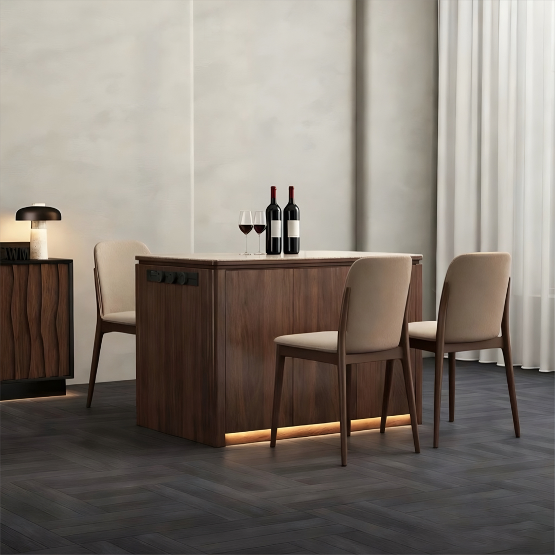 TREVOSSA Modern Sintered Stone Kitchen Island
