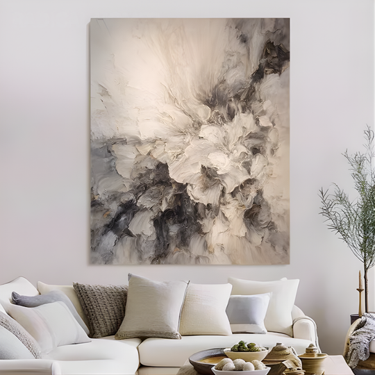 XANTHE Hand-Painted Blossom Oil Painting - Cassa Haus Singapore
