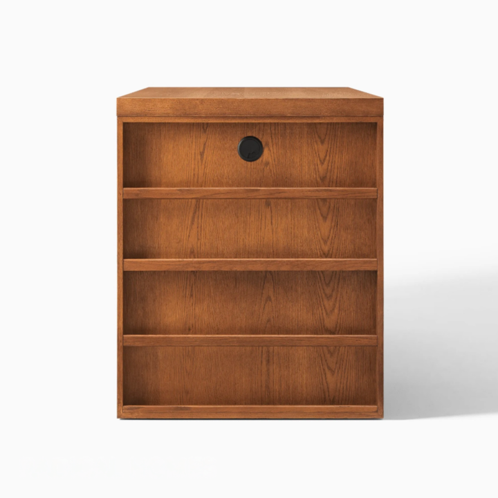 MIRETO Modern Solid Wood Kitchen Cabinet