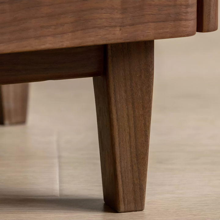 SELVEN Modern Solid Wood Bedside Table