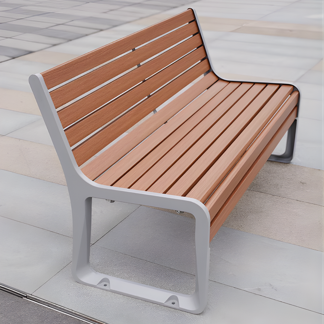 KORVAELIS Modern Outdoor Bench