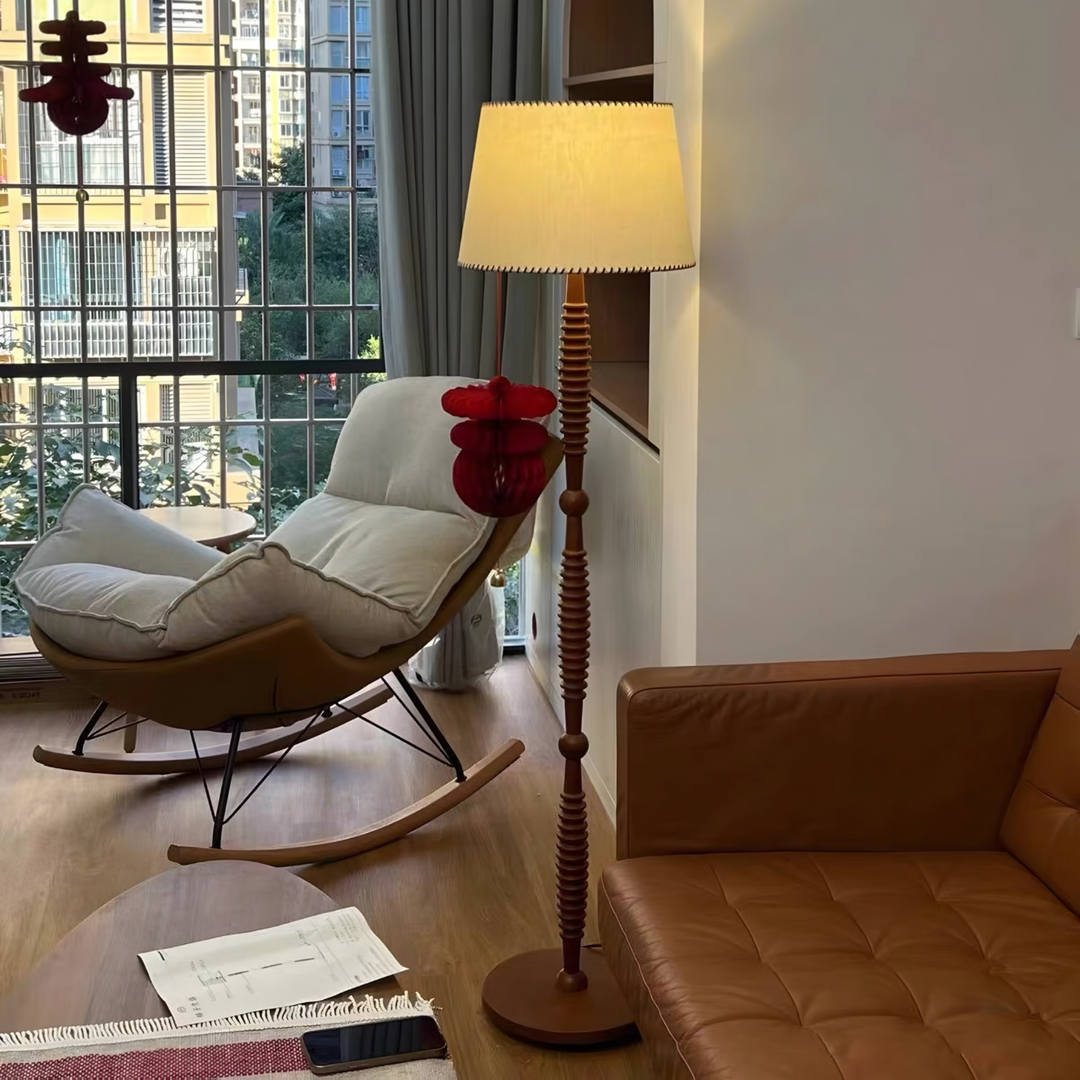 GABRIELLE Mid Century Floor Lamp - Cassa Haus Singapore