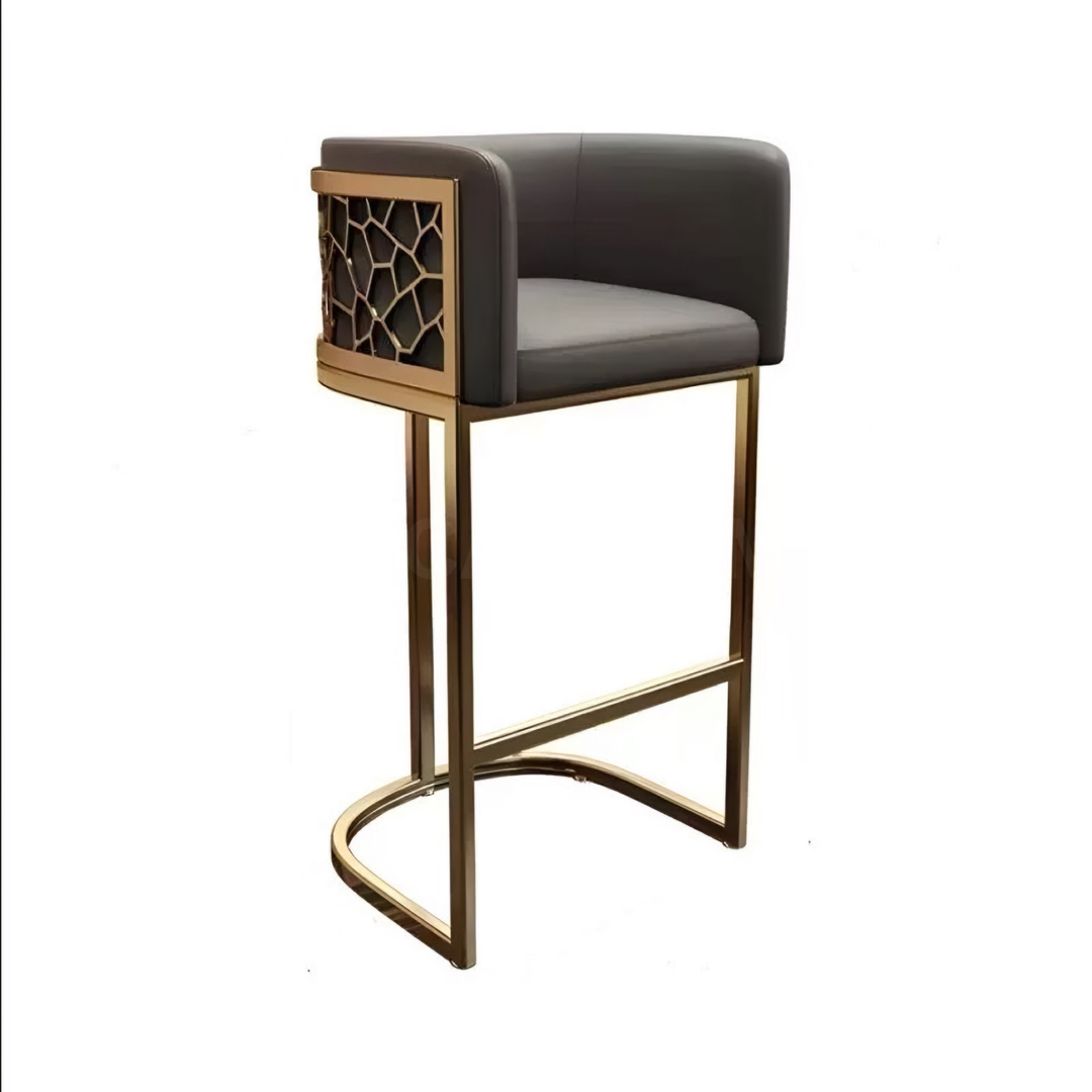 PALVETTO Modern Velvet Bar Stool
