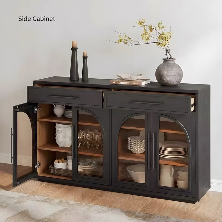 CHANTERELLE Vintage Solid Wood TV Console