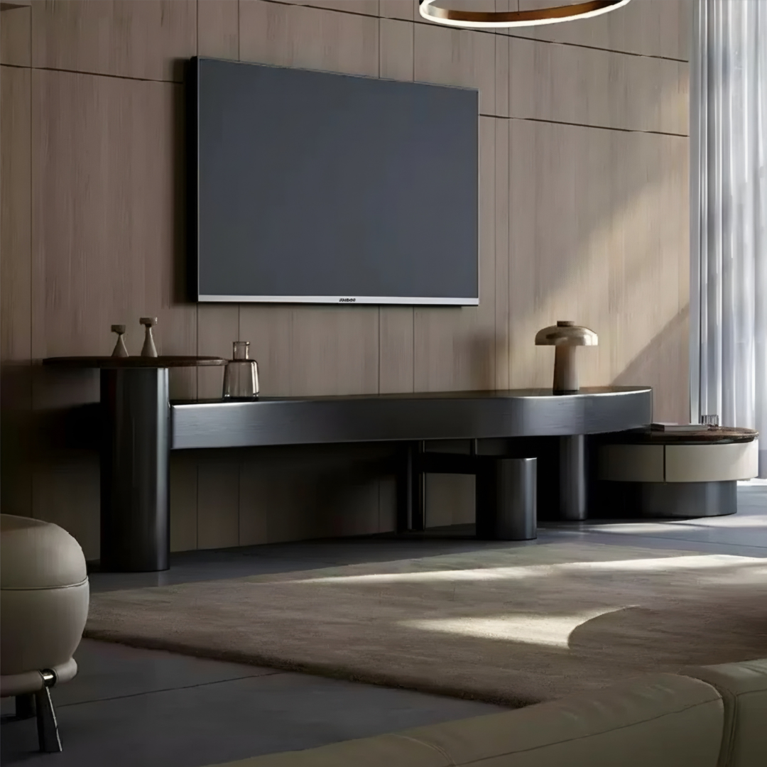 SHIFTLINE Modern Extendable TV Console