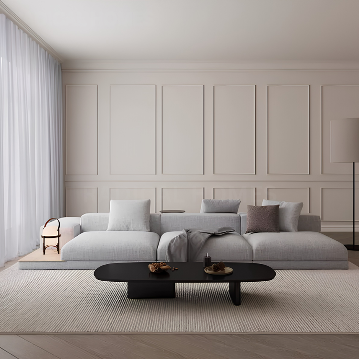 PELDRIN Minimalist Double-Sided Fabric Sofa