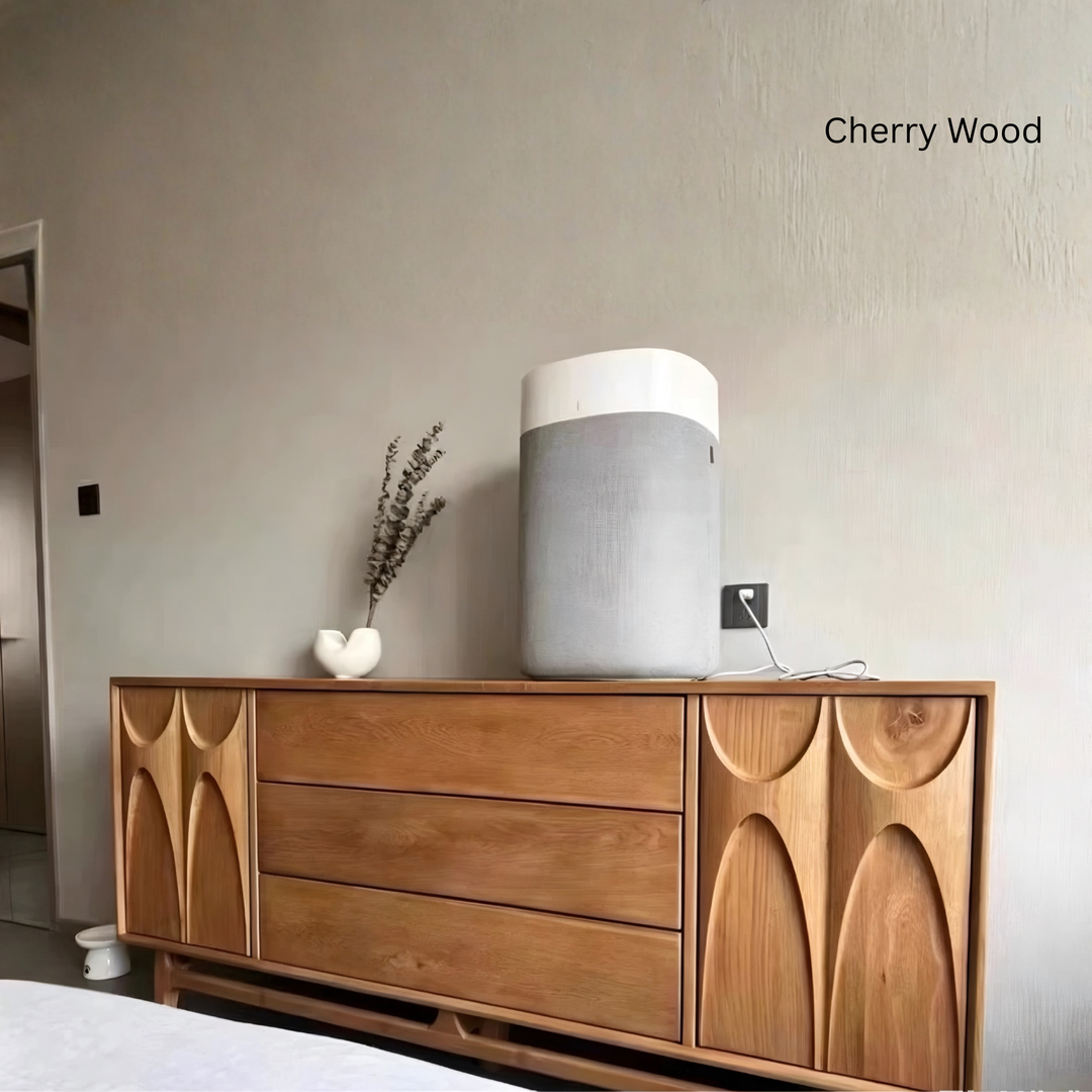 ARCOVEN Rustic Walnut Wood Sideboard