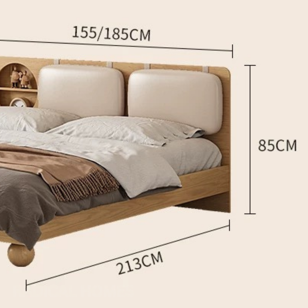 ELSEN Japandi Solid Wood Bedframe