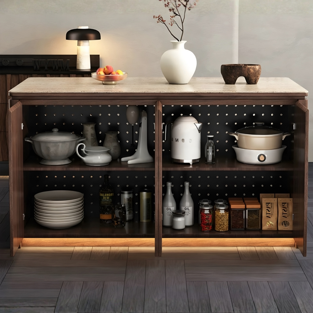 TREVOSSA Modern Sintered Stone Kitchen Island