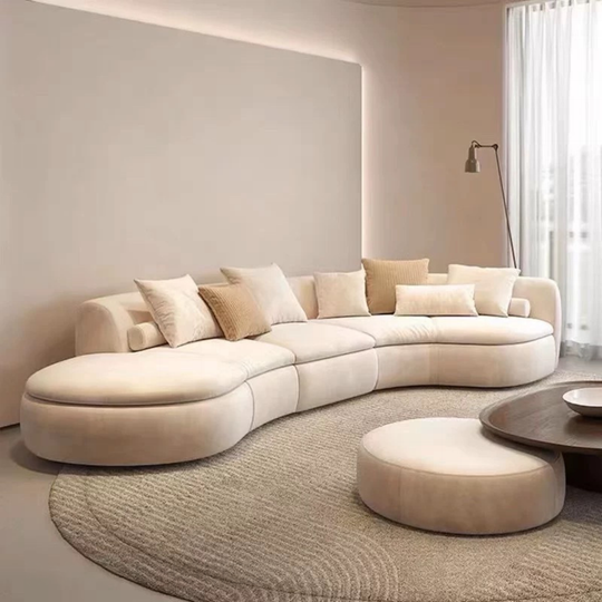 TAVROS Modern Curved Modular Sofa - Cassa Haus Singapore